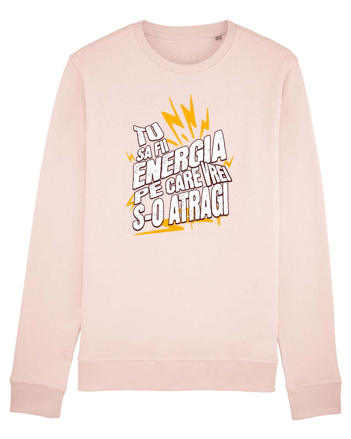 Bluză mânecă lungă Unisex Rise Candy Pink