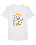 Motivatie- Tu sa fii energia pe care vrei s-o atragi Tricou mânecă scurtă guler larg Bărbat Skater