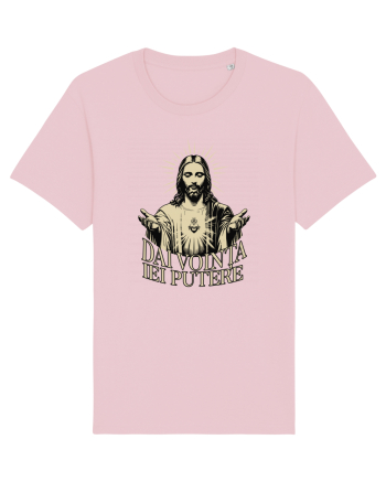 Credinta, religie- Dai voința iei putere Cotton Pink