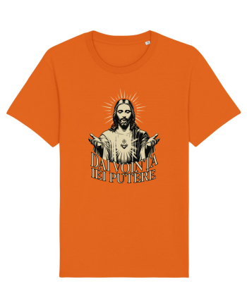 Credinta, religie- Dai voința iei putere Bright Orange