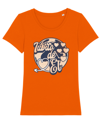 Dragoste - Iubita de el Dragobete Valentine's Day  Bright Orange