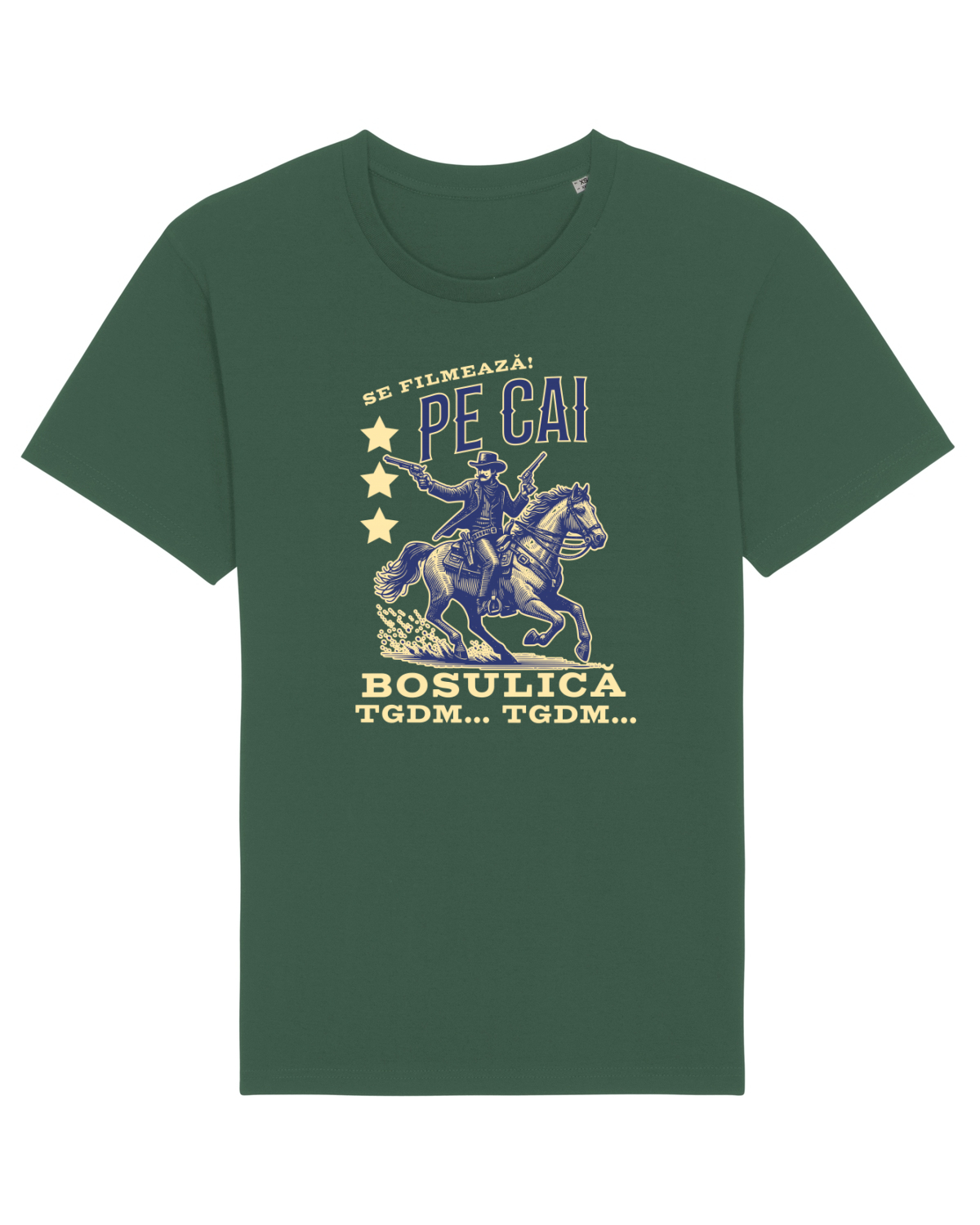Tricou mânecă scurtă Unisex Rocker Bottle Green