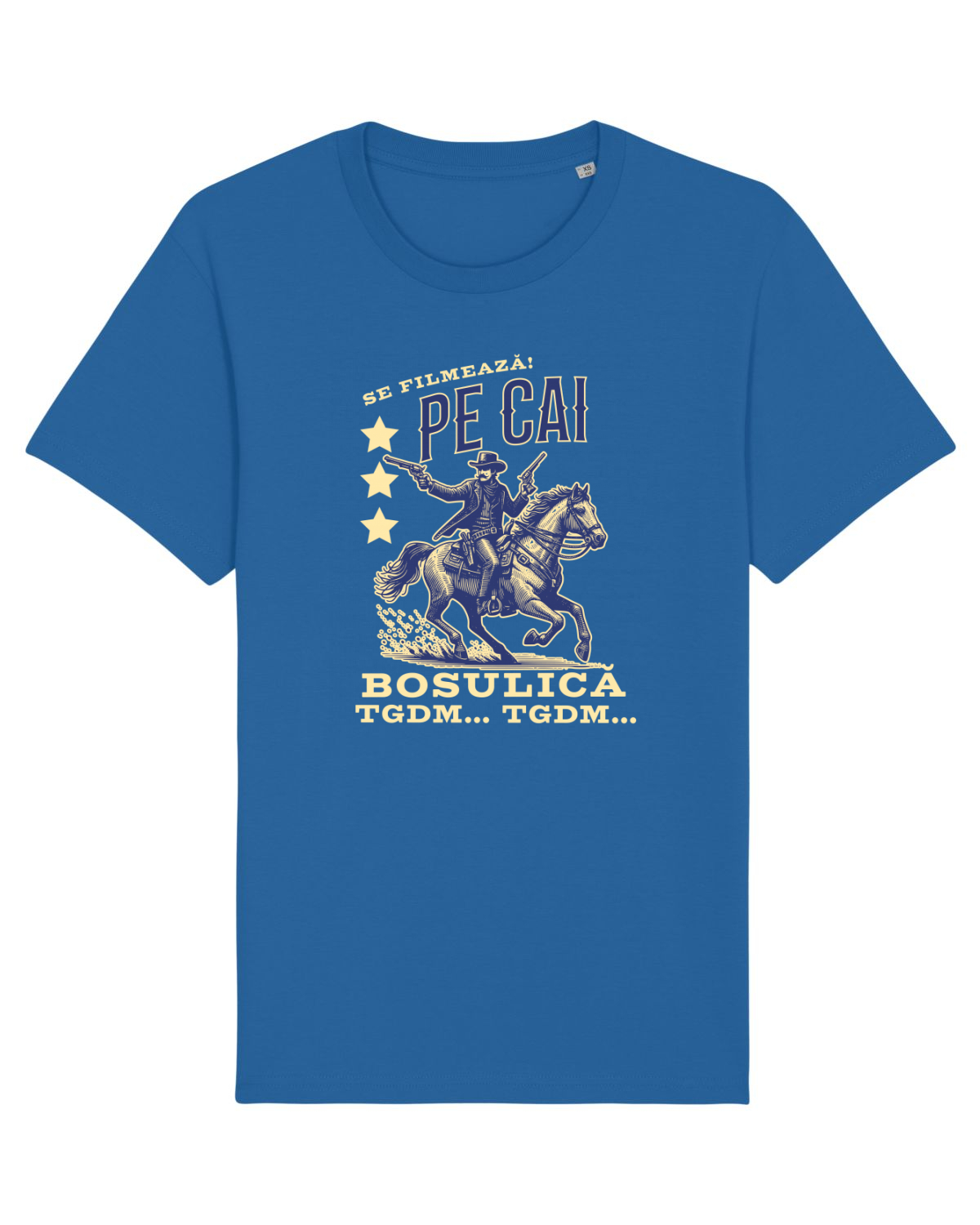 Tricou mânecă scurtă Unisex Rocker Royal Blue