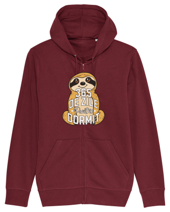 Lenes Sloth 365 zile pentru dormit Burgundy