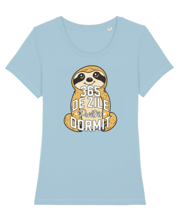 Lenes Sloth 365 zile pentru dormit Sky Blue