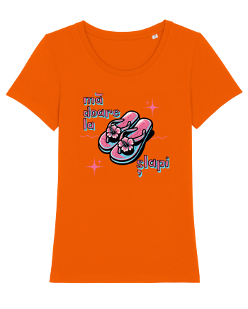 De plaja - mă doare la slapi, nepăsare  Bright Orange