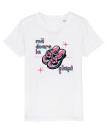 De plaja - mă doare la slapi, nepăsare  Tricou mânecă scurtă  Copii Mini Creator