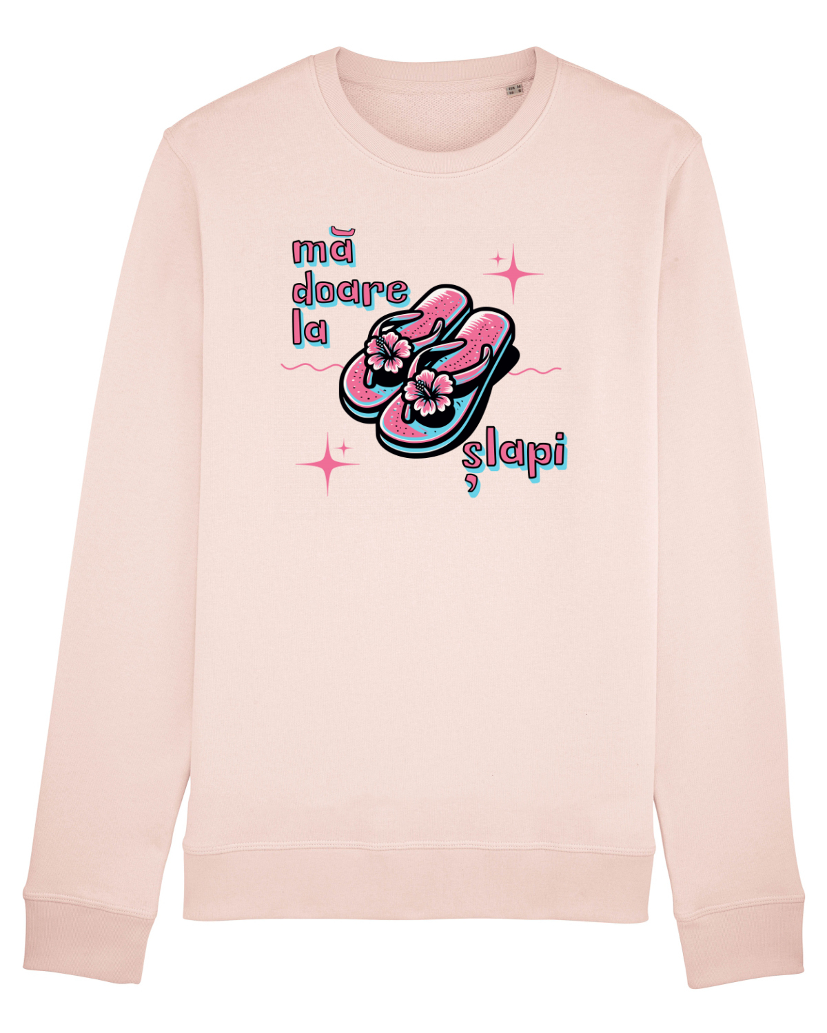Bluză mânecă lungă Unisex Rise Candy Pink