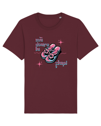 De plaja - mă doare la slapi, nepăsare  Burgundy