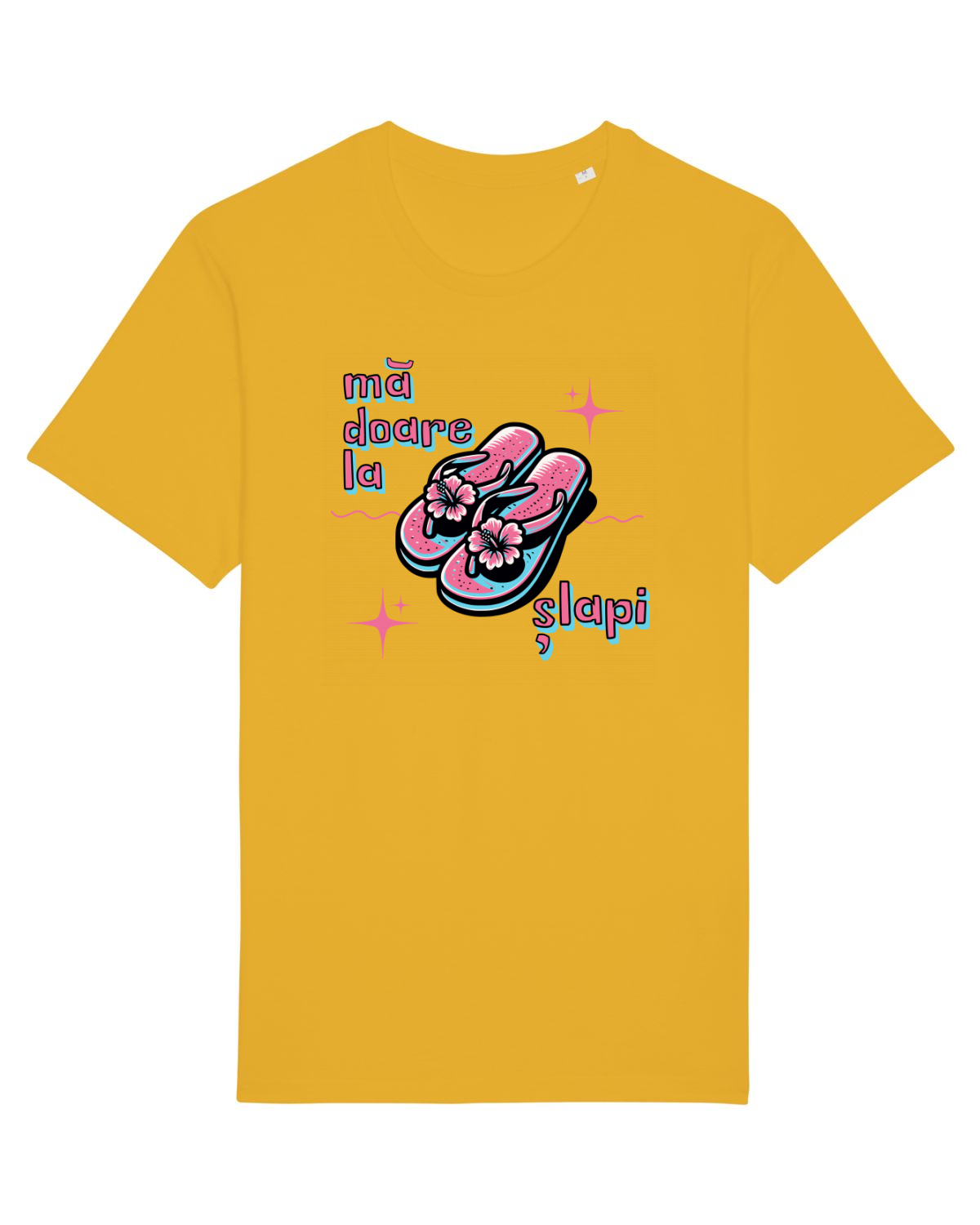 Tricou mânecă scurtă Unisex Rocker Spectra Yellow