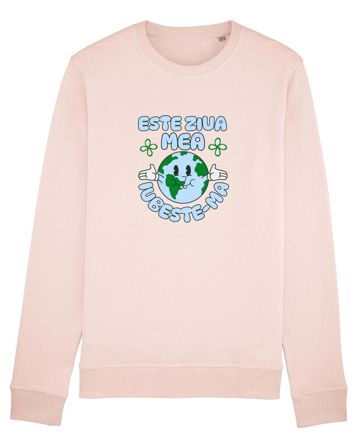 Bluză mânecă lungă Unisex Rise Candy Pink