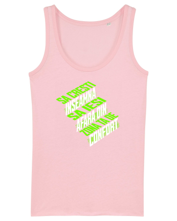 Motivational - Sa crești înseamnă să ieși din zona de confort  Cotton Pink