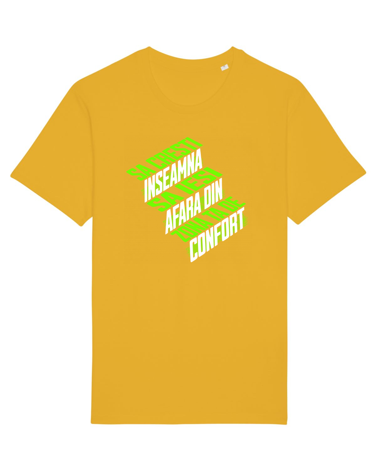 Tricou mânecă scurtă Unisex Rocker Spectra Yellow