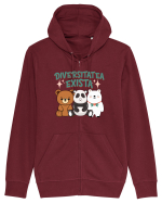 Diversitatea exista - un design cu ursi Hanorac cu fermoar Unisex Connector