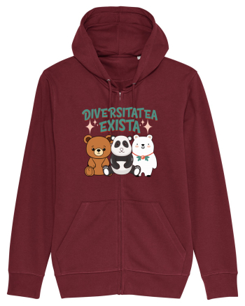 Diversitatea exista - un design cu ursi Burgundy