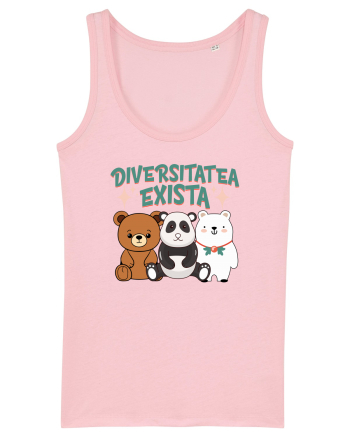 Diversitatea exista - un design cu ursi Cotton Pink