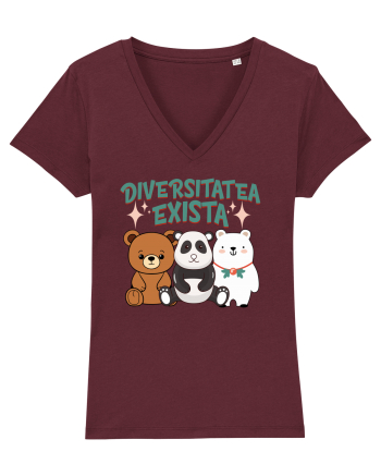 Diversitatea exista - un design cu ursi Burgundy