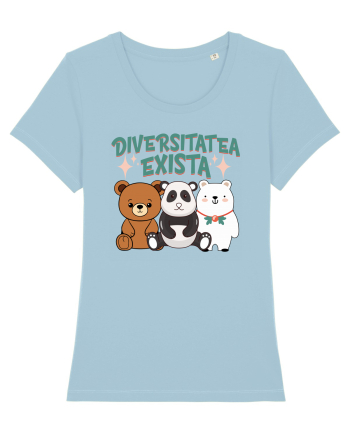Diversitatea exista - un design cu ursi Sky Blue