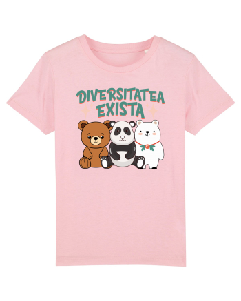 Diversitatea exista - un design cu ursi Cotton Pink