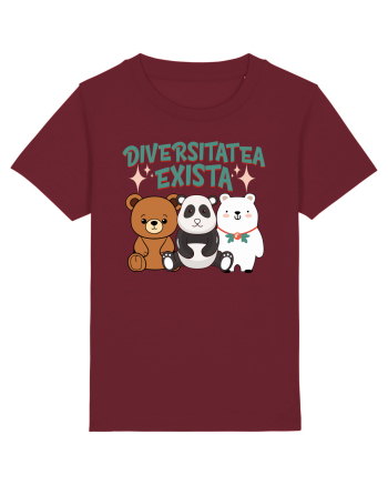 Diversitatea exista - un design cu ursi Burgundy
