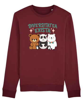 Diversitatea exista - un design cu ursi Burgundy