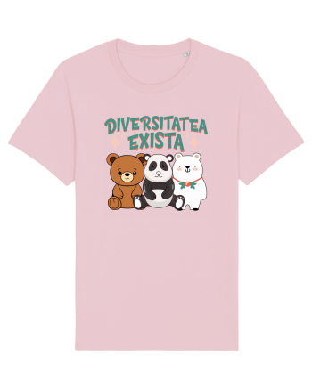 Diversitatea exista - un design cu ursi Cotton Pink