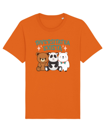 Diversitatea exista - un design cu ursi Bright Orange