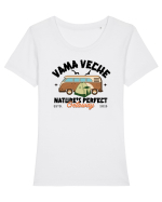 Vama Veche - plaja perfectă  Tricou mânecă scurtă guler larg fitted Damă Expresser