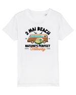 Plaja 2 Mai Romania - de vara, de concediu  Tricou mânecă scurtă  Copii Mini Creator