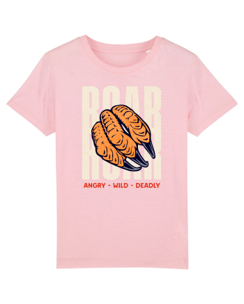 Dinozaur T-Rex Roar Dinosaur- Angry, Wild, Deadly  Cotton Pink