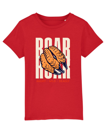 Dinozaur T-Rex Roar Dinosaur- Angry, Wild, Deadly  Red