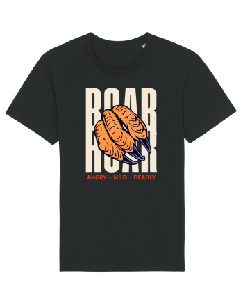 Dinozaur T-Rex Roar Dinosaur- Angry, Wild, Deadly  Black
