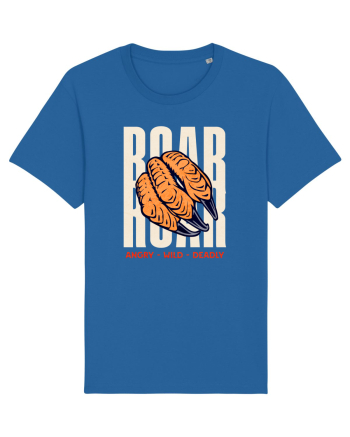 Dinozaur T-Rex Roar Dinosaur- Angry, Wild, Deadly  Royal Blue