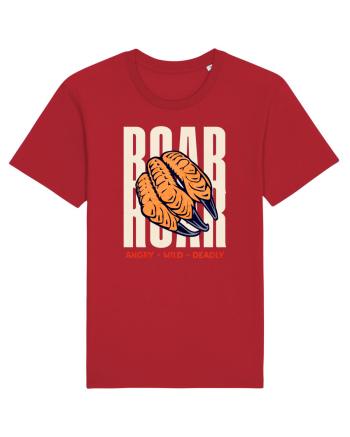Dinozaur T-Rex Roar Dinosaur- Angry, Wild, Deadly  Red