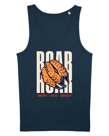 Dinozaur T-Rex Roar Dinosaur- Angry, Wild, Deadly  Navy