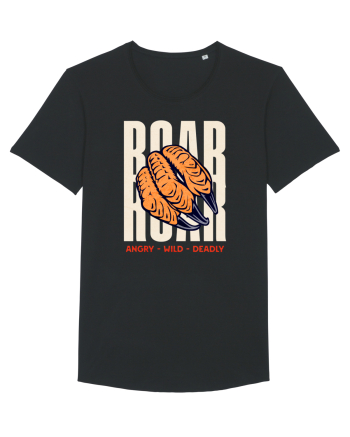 Dinozaur T-Rex Roar Dinosaur- Angry, Wild, Deadly  Black