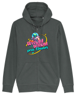 Extraterestru Alien- wrum wrum prin univers  Hanorac cu fermoar Unisex Connector