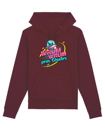 Extraterestru Alien- wrum wrum prin univers  Burgundy