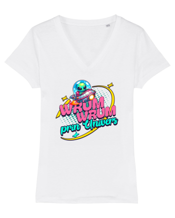Extraterestru Alien- wrum wrum prin univers  White