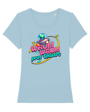 Extraterestru Alien- wrum wrum prin univers  Sky Blue