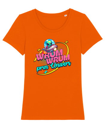 Extraterestru Alien- wrum wrum prin univers  Bright Orange