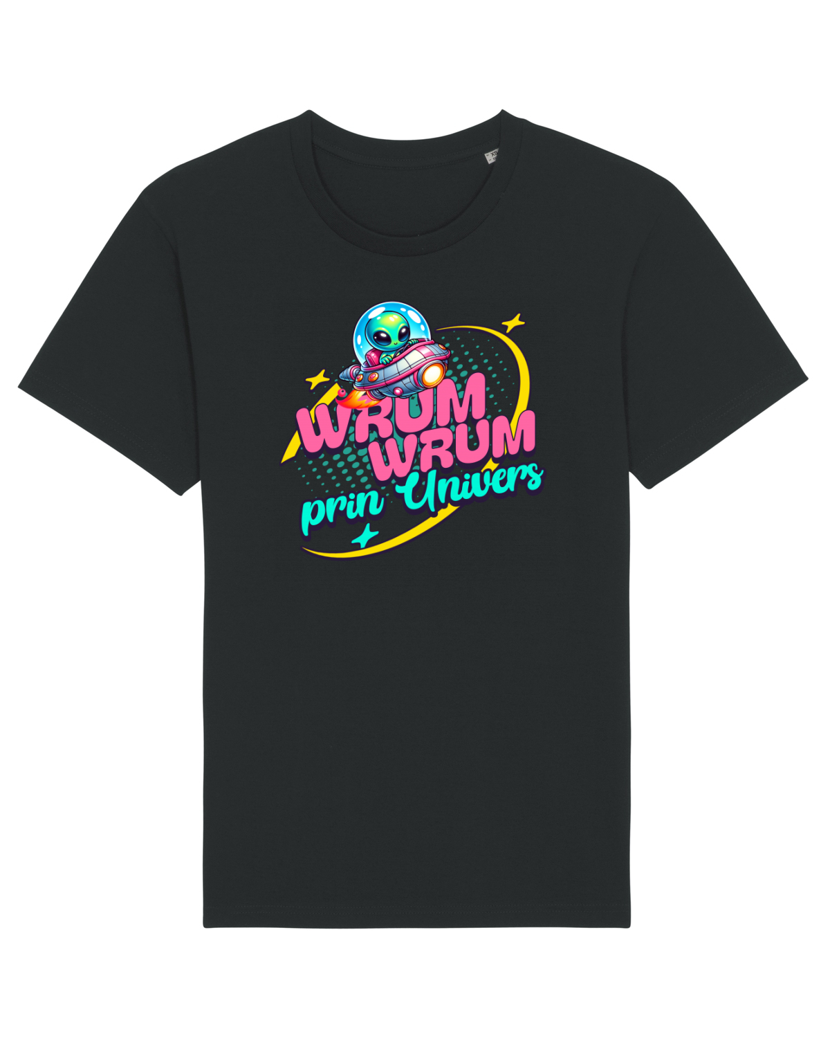 Tricou mânecă scurtă Unisex Rocker Black