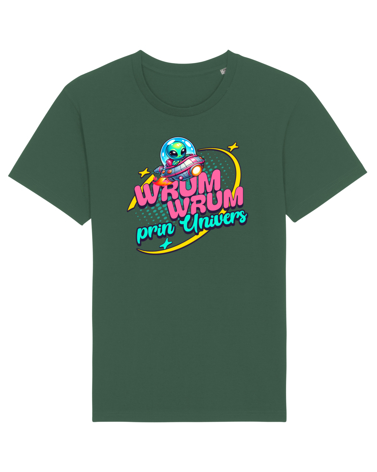 Tricou mânecă scurtă Unisex Rocker Bottle Green