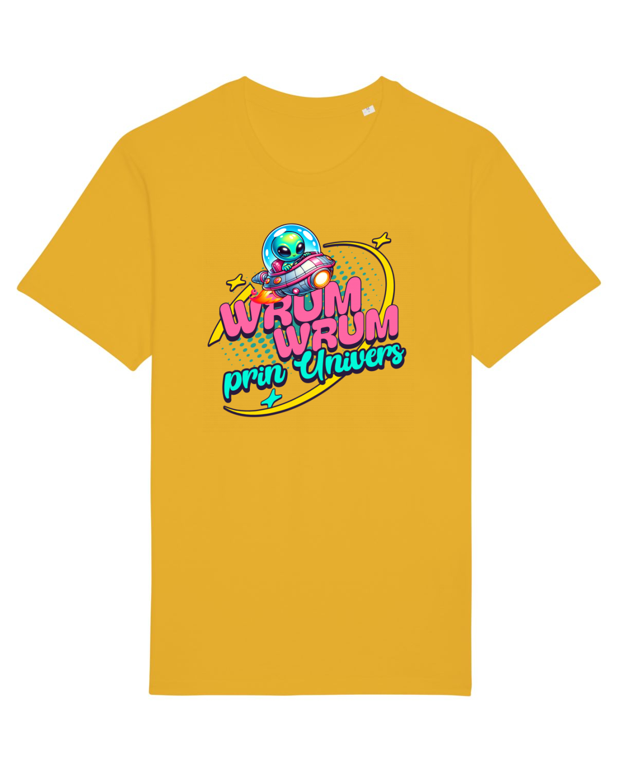 Tricou mânecă scurtă Unisex Rocker Spectra Yellow