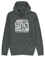 Motivational - Simte frica, ce te sperie, te formeaza Hanorac cu fermoar Unisex Connector