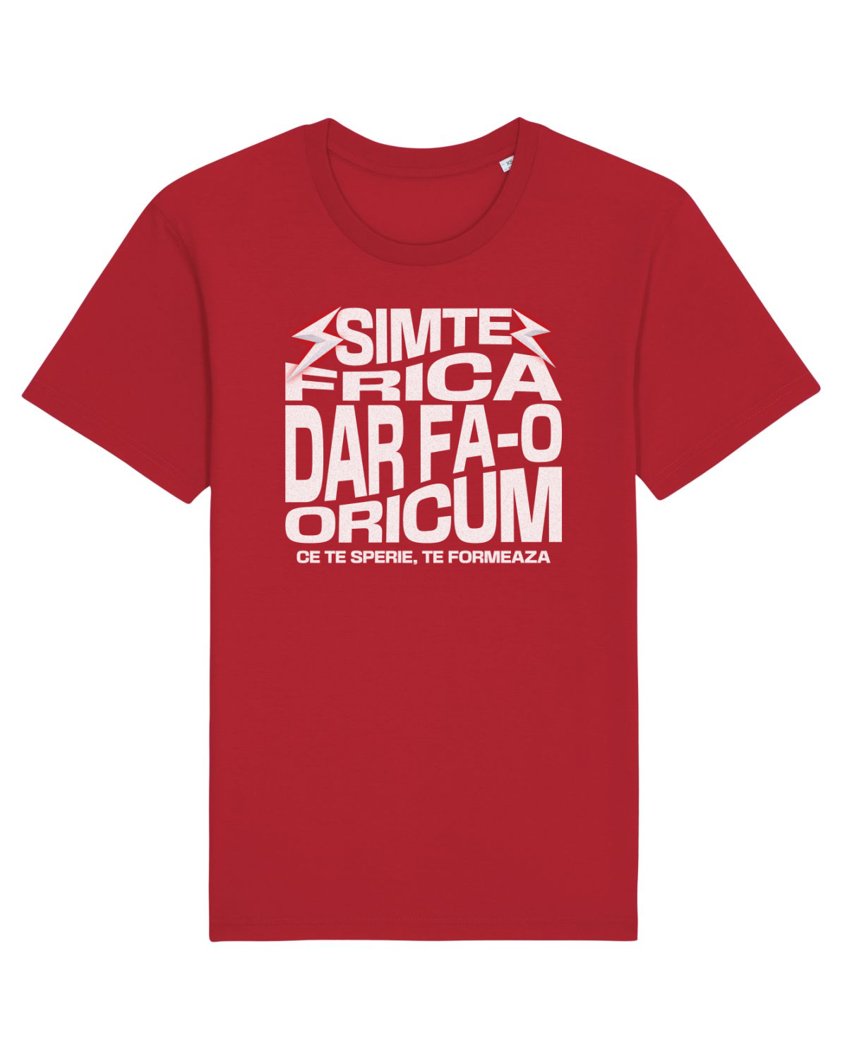 Tricou mânecă scurtă Unisex Rocker Red