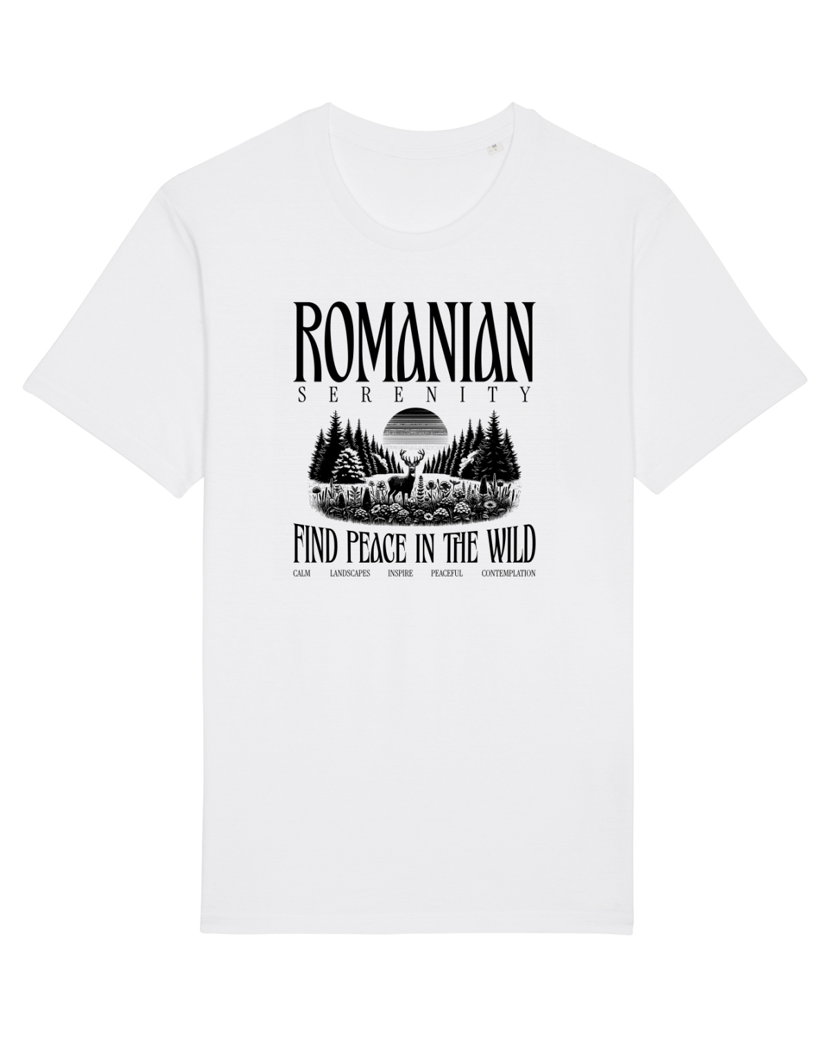 Tricou mânecă scurtă Unisex Rocker White