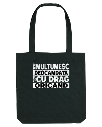 Mulțumesc Cu Drag Oricând  Black