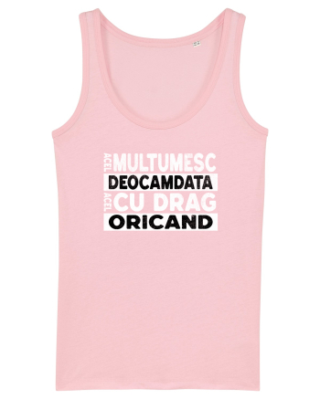 Mulțumesc Cu Drag Oricând  Cotton Pink