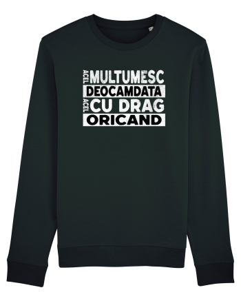 Mulțumesc Cu Drag Oricând  Black